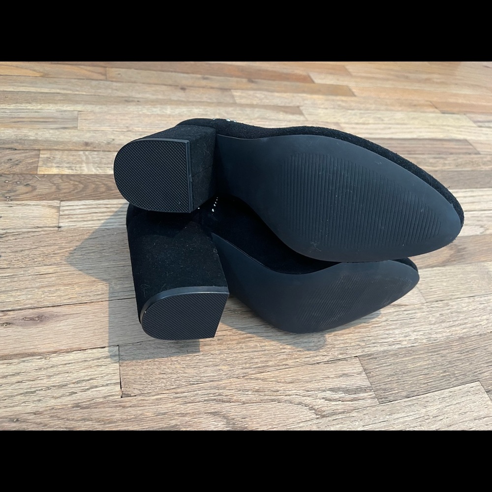 Steve Madden Studded Black Ankle Booties - Picture 4 of 5